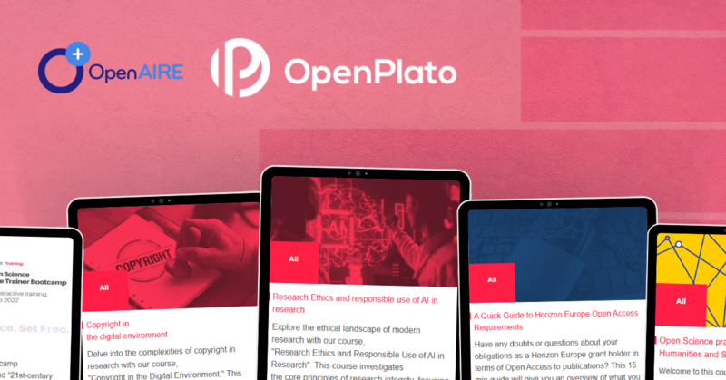 OpenPlato pieejami mācību materiāli par atvērtās zinātnes tēmām